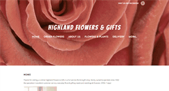 Desktop Screenshot of highlandflowers.com